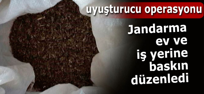 JANDARMA UYUŞTURUCU TACİRLERİNE GÖZ AÇTIRMIYOR