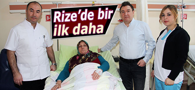 RİZE'DE BİR İLK DAHA GERÇEKLEŞTİRİLDİ