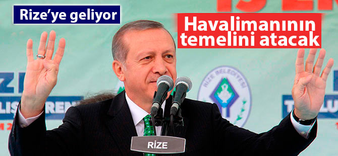 Cumhurbaşkanı Erdoğan Pazartesi Rize'de