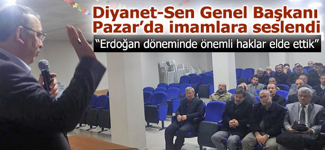Diyanet-Sen Genel Başkanı Pazar'da imamlara seslendi