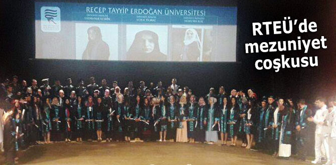 RTEÜ'de mezuniyet töreni