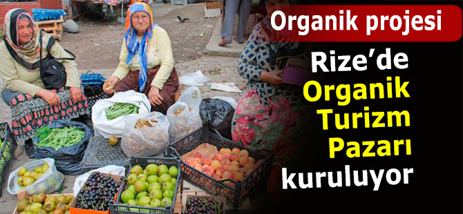 Rize'de organik ürünler için çalışma başlatılıyor
