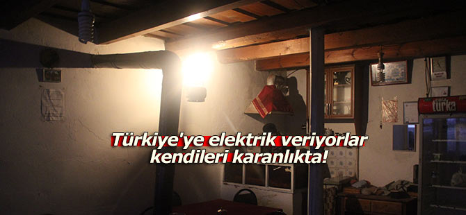 Türkiye'ye elektrik veriyorlar, kendileri karanlıkta!