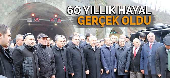 60 yıllık hayal gerçek oldu