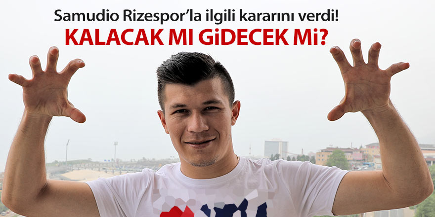 Samudio Rizespor'la ilgili kararını verdi