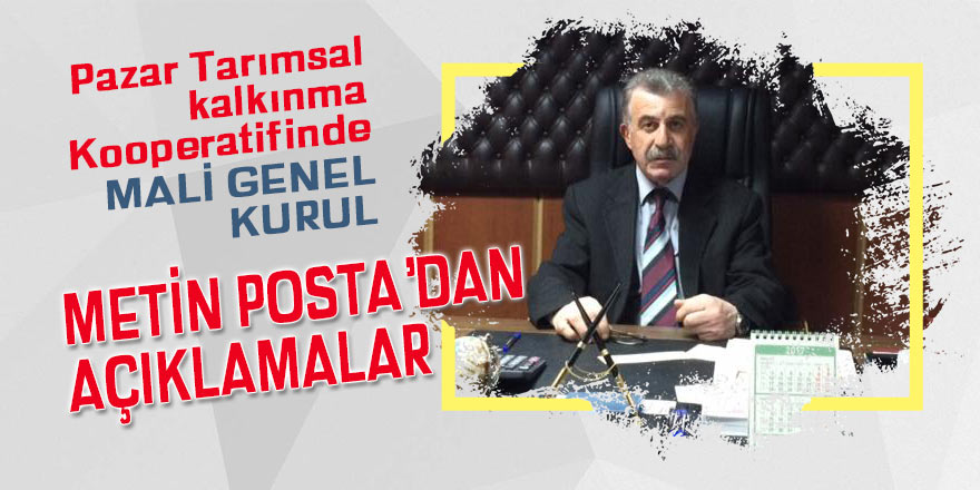 53/8 Pazar Tarımsal Kalkınma Kooperatifinde mali genel kurul