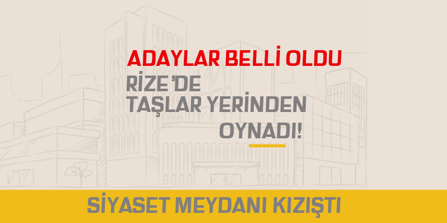 Rize'de taşlar yerinden oynadı
