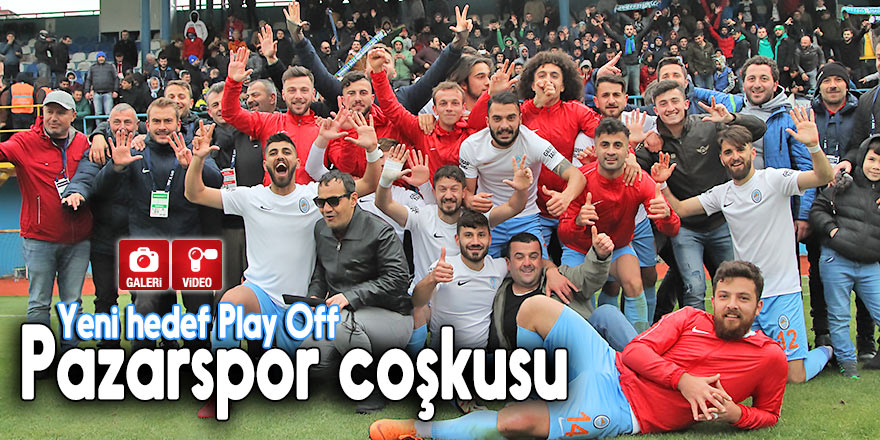 Pazarspor'un yeni hedefi Play Off