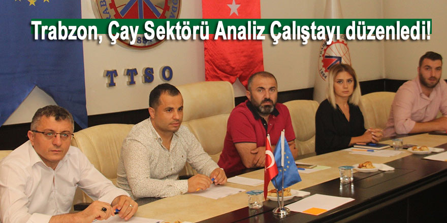 Trabzon, Çay Sektörü Analiz Çalıştayı düzenledi!