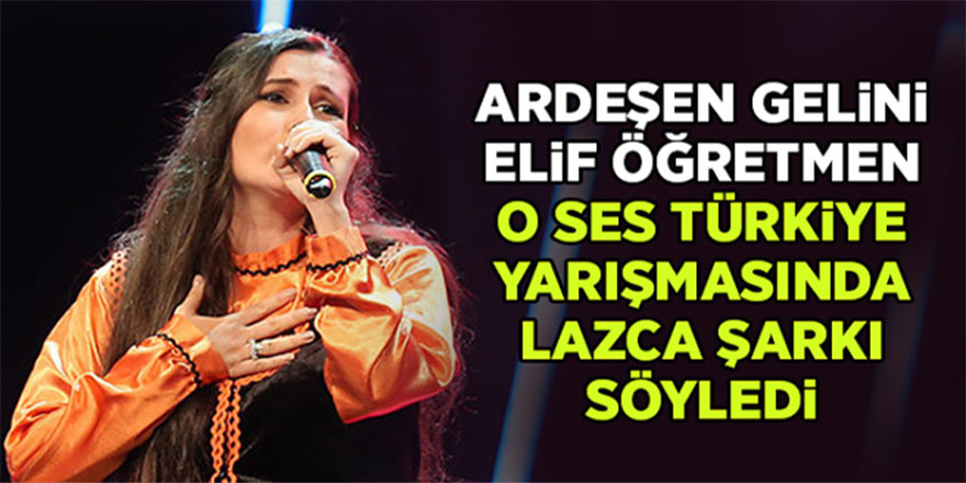 Ardeşen İHO Müzik Öğretmeni Lazca türküyle ilgi çekti