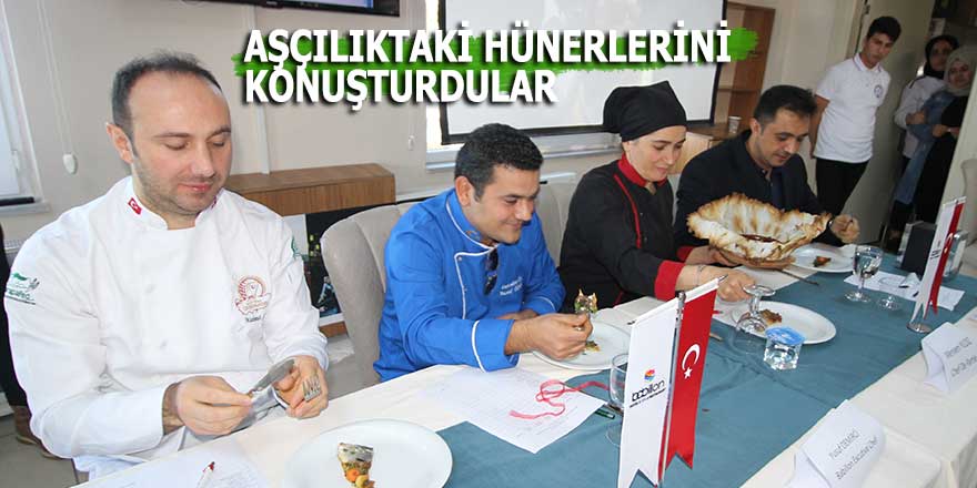 Rize’de aileler ve öğrenciler aşçılıktaki hünerlerini konuşturdu