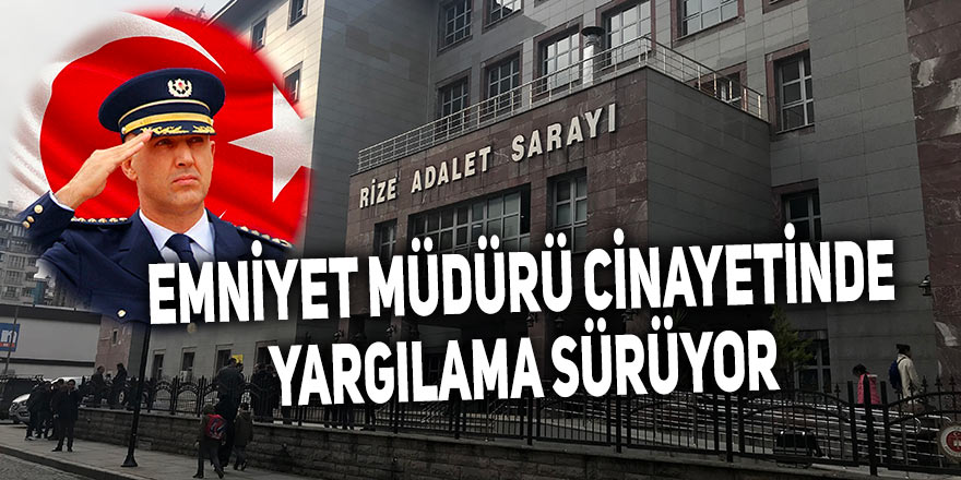 Emniyet Müdürü cinayetinde yargılamaya devam