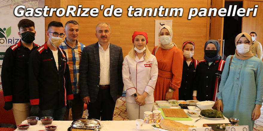 GastroRize'de tanıtım panelleri