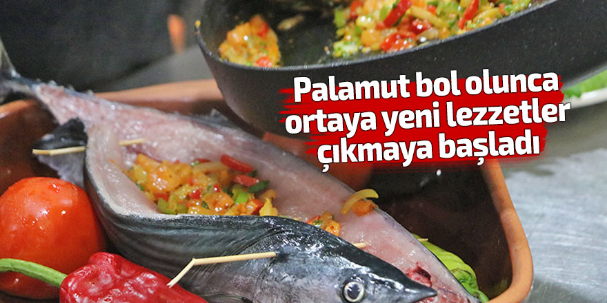 Palamut bol olunca ortaya yeni lezzetler çıkmaya başladı