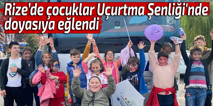 Özel çocuklar Uçurtma Şenliği'nde doyasıya eğlendi