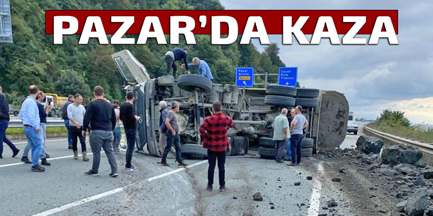 Pazar'da kaza: 1 yaralı