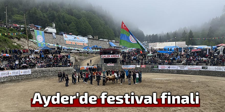 Ayder'de festival finali