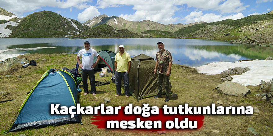 Kaçkarlar doğa tutkunlarına mesken oldu