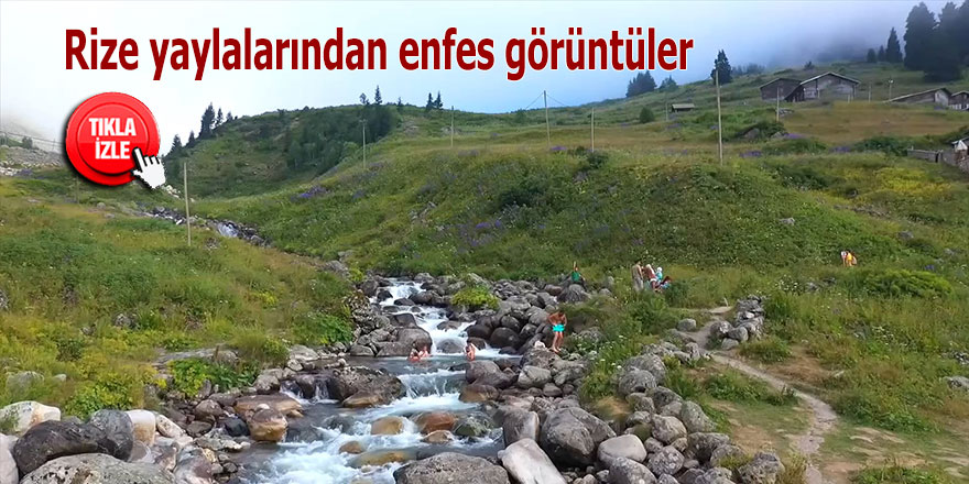 Rize yaylalarından enfes görüntüler