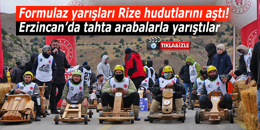 Formulaz yarışları Rize hudutlarını aştı!