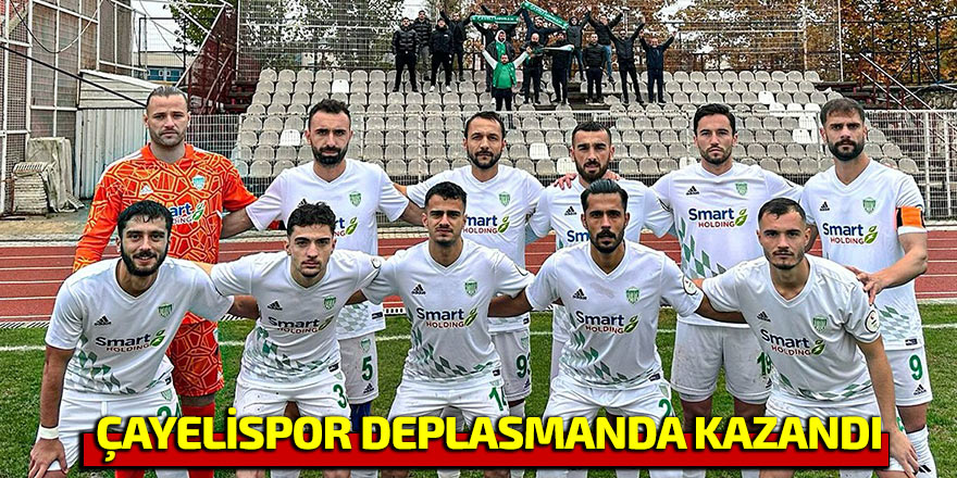 Çayelispor'a ilaç gibi galibiyet