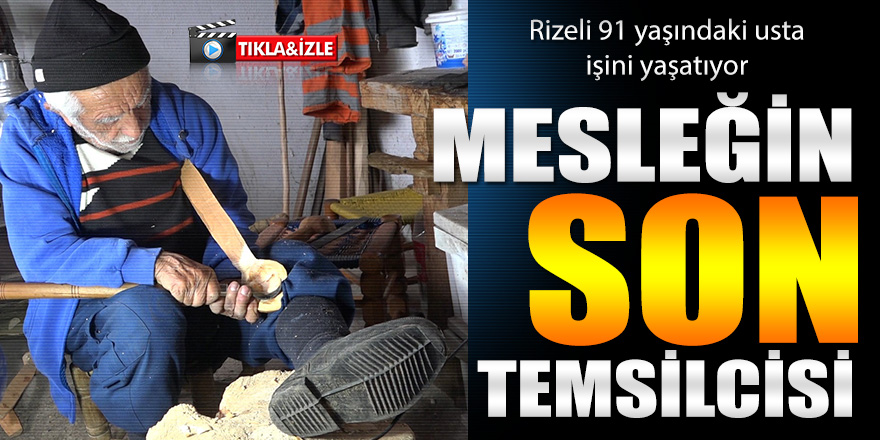 Rizeli 91 yaşındaki kaşık ustası mesleği yaşatıyor