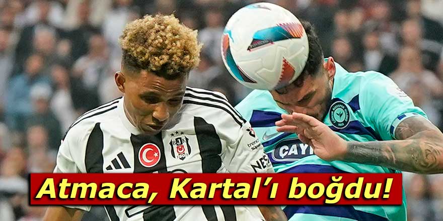 Rizespor Beşiktaş'ı İstanbul'da mağlup etti