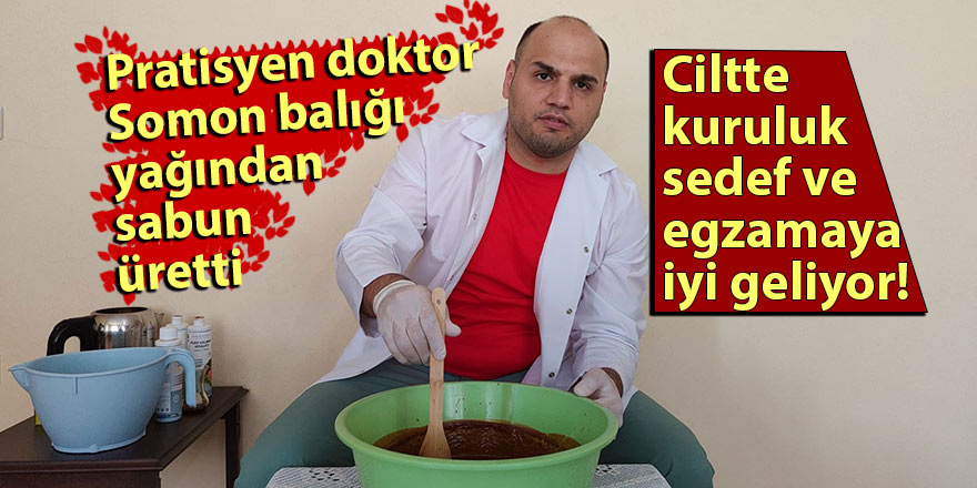 Somon balığı yağından sabun üretti