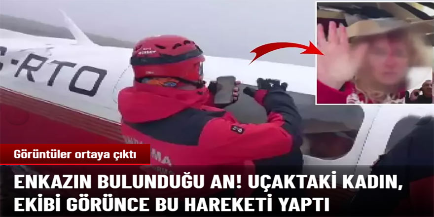Ekipleri gören kadın bu hareketi yaptı