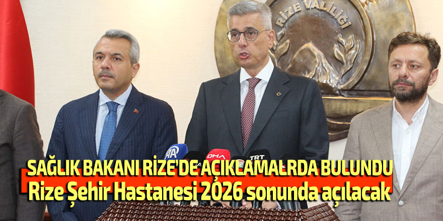 Rize Şehir Hastanesi 2026 sonunda açılacak