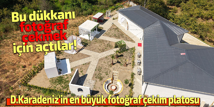 Bu dükkanda fotoğraf çekiliyor!