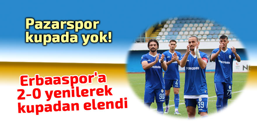 Pazarspor kupada yok!