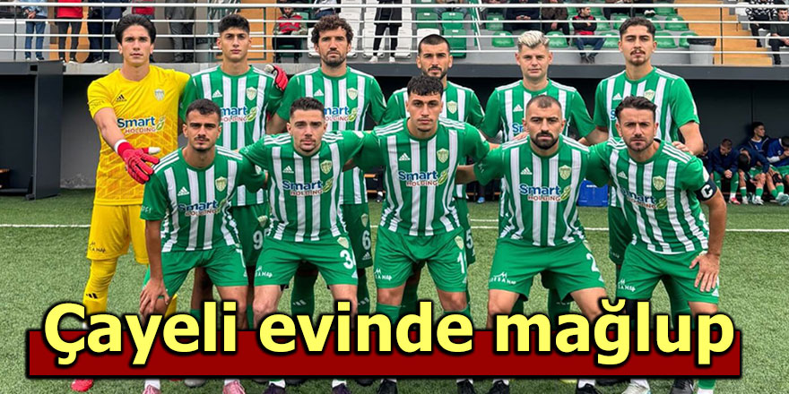 Çayeli evinde mağlup