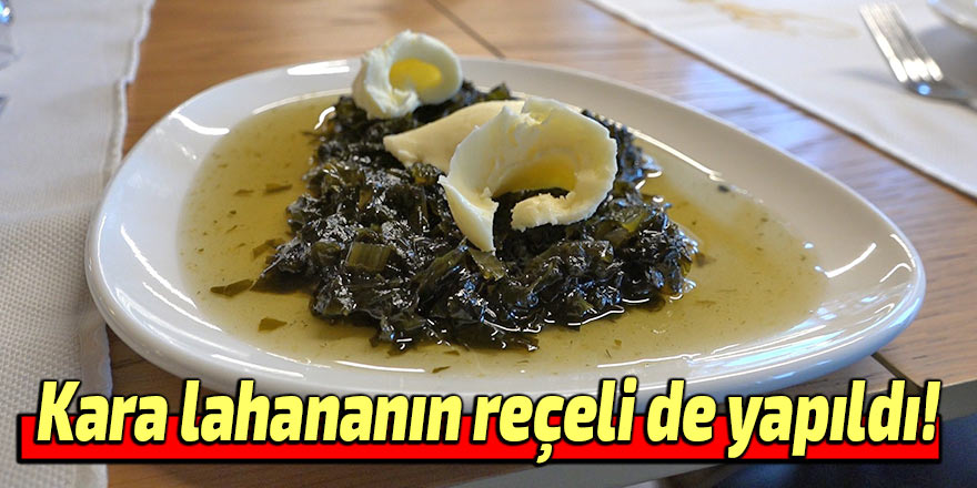 Kara lahananın reçeli yapıldı!