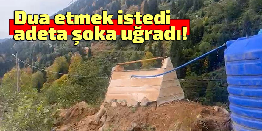 MEZARLIK DİYE GİTTİ ŞOK OLDU!