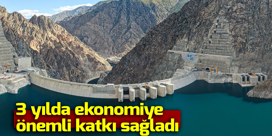 3 yılda ekonomiye önemli katkı sağladı