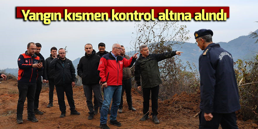 Yangın kısmen kontrol altına alındı