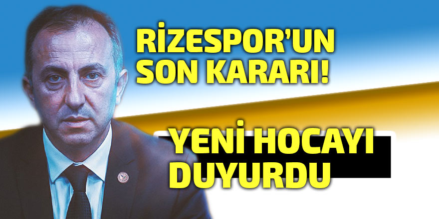 Rizespor hocasını buldu