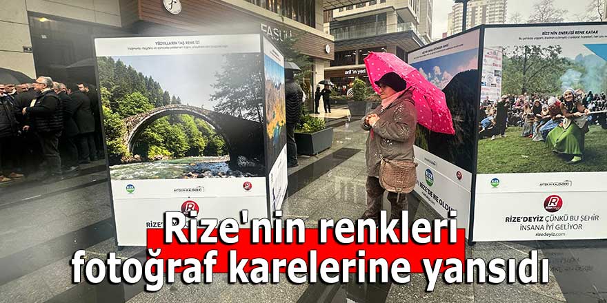 Rize'nin renkleri fotoğraf karelerine yansıdı