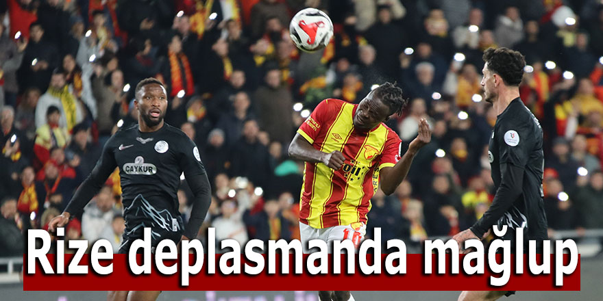 Rizespor Göztepe'ye mağlup