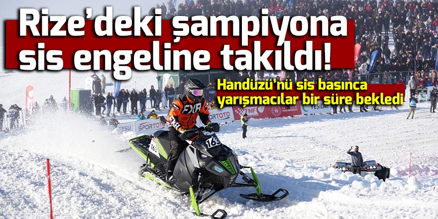 SNX Türkiye Dünya Kar Motosikleti Şampiyonası sona erdi