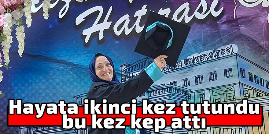Hayata ikinci kez tutundu, bu kez kep attı