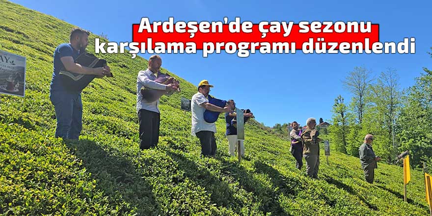 Ardeşen’de çay sezonu karşılama programı düzenlendi