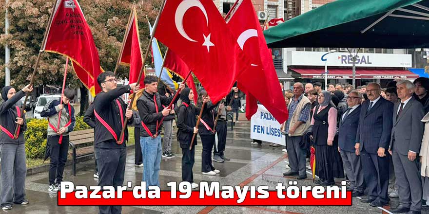 Pazar'da 19 Mayıs töreni