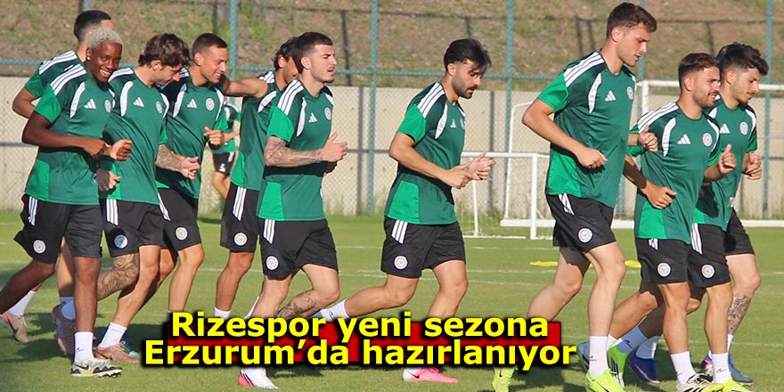 Rizespor yeni sezon mesaisini sürdürüyor