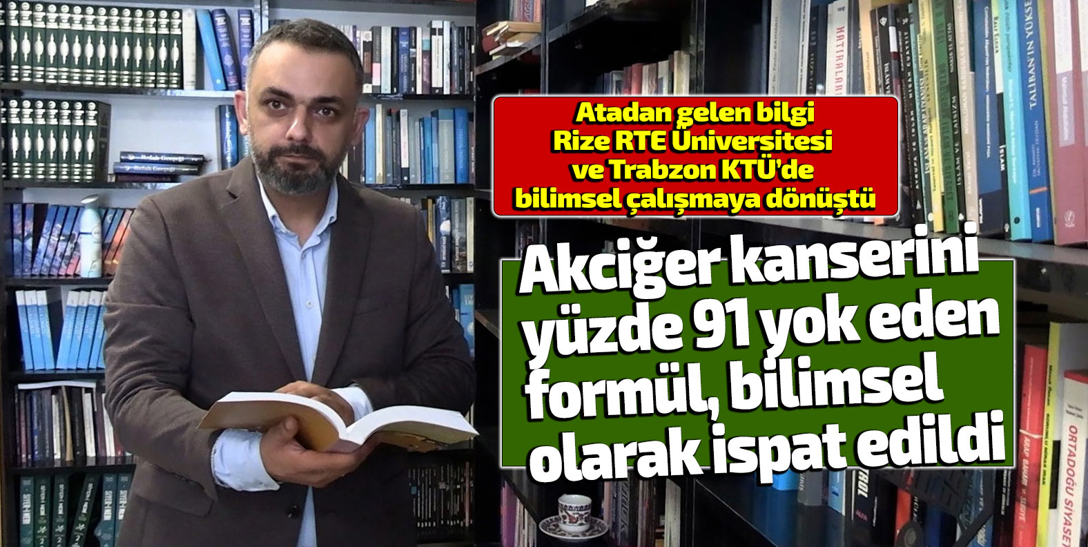 Akciğer kanserini yüzde 91 yok ediyor!
