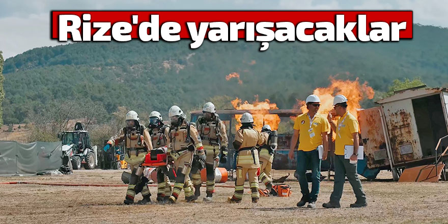 Rize'de yarışacaklar