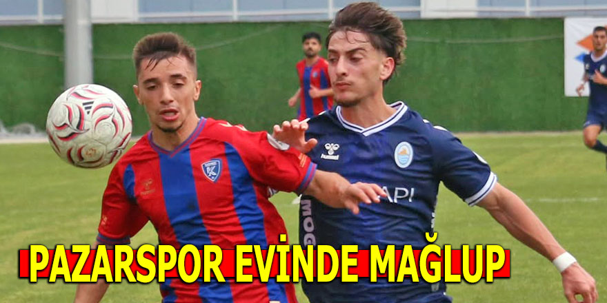 Pazarspor evinde kaybetti