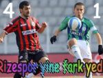 Rizespor Ankara'da da fark yedi