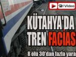 Kütahya'da tren kazası: 9 ölü